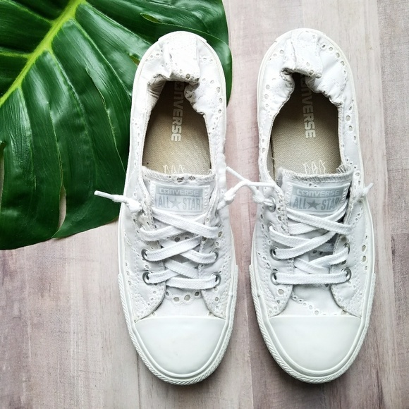 converse eyelet sneakers